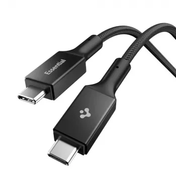 Spigen EB10010CC Essential USB-C to USB-C Cable 100W 1m Black