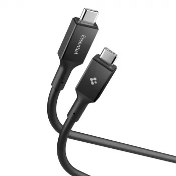 SPIGEN EB24012CC Essential USB-C to USB-C Cable 240W 120cm Black