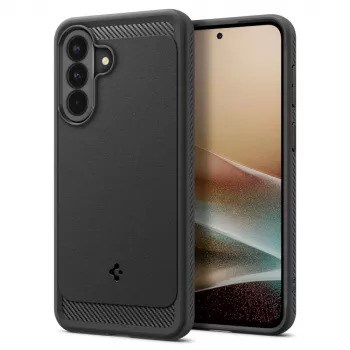 Spigen Rugged Armor Case for Samsung Galaxy A37 5G, Matte Black