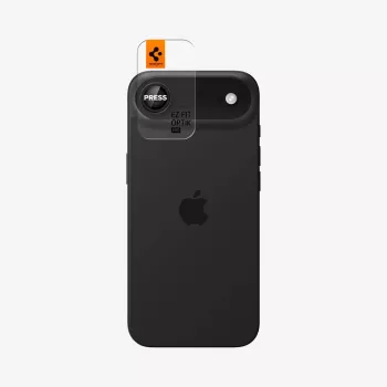 Spigen Optik Pro Glas.tR EZ Fit kameravédő 2 darabos csomag iPhone Air-höz, fekete, AGL09863