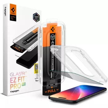 Spigen Glas.tR EZ Fit Pro AC adatvédelmi képernyővédő fólia iPhone Air-höz