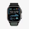 Spigen Rugged Armor Pro WBF1 szíj Apple Watch 44/45/46/49mm-hez fekete/zöld