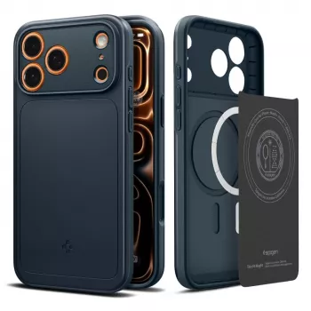 Spigen Thin Fit Mag MagSafe tok iPhone 17 Pro Max készülékhez, Metal Slate