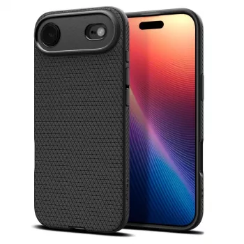 Spigen Liquid Air tok iPhone 17 Air készülékhez, matt fekete