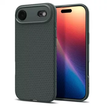 Spigen Liquid Air tok Apple iPhone 17 Air készülékhez, Abyss Green