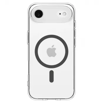 Spigen Ultra Hybrid Mag MagSafe tok iPhone 17 Air készülékhez, átlátszó/grafit