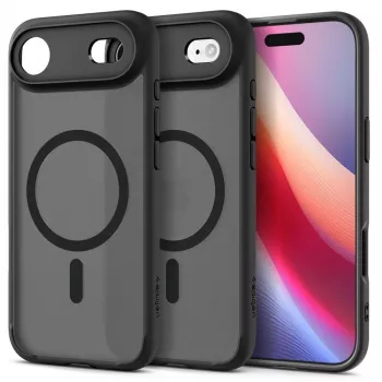 Spigen Ultra Hybrid Mag MagSafe tok iPhone 17 Air készülékhez, Frost Black