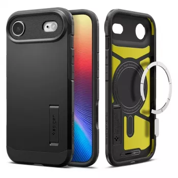 Spigen Tough Armor MagFit tok iPhone Air készülékhez, fekete