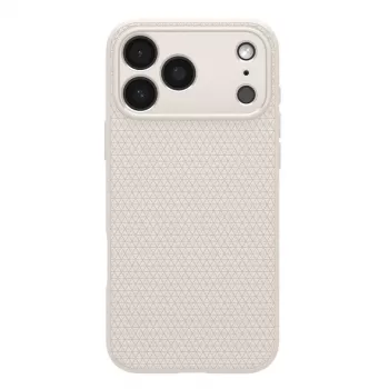 Spigen Liquid Air tok iPhone 17 Pro készülékhez, Natural Titanium