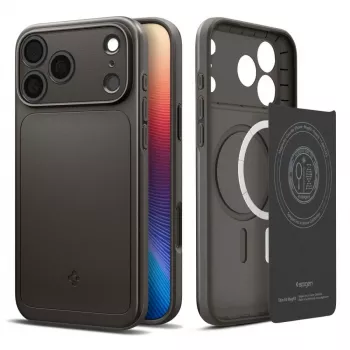 Spigen Thin Fit Mag MagSafe tok iPhone 17 Pro készülékhez, Gunmetal