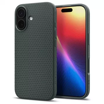Spigen Liquid Air tok Apple iPhone 17 készülékhez - Abyss Green