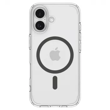 Spigen Ultra Hybrid Mag MagSafe tok iPhone 17 készülékhez, átlátszó/grafit