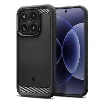 Spigen Rugged Armor tok Xiaomi 17-höz, matt fekete