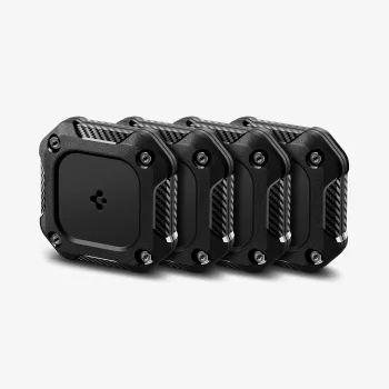 Spigen Tough Armor 4 darabos csomag Apple AirTag 1/2 fekete