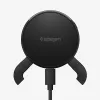 SPIGEN EV25MFAQ Essential Peltier mágneses MagSafe szellőző autótartó vezeték nélküli töltő 25W Qi2.2 fekete