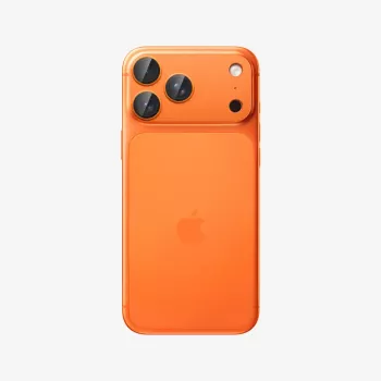 Spigen Optik Pro XL GLAS.TR EZ FIT kameravédő Apple iPhone 17 Pro-hoz narancssárga