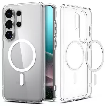 Spigen Ultra Hybrid Mag Magsafe Galaxy S26 Ultra Clear/White tok