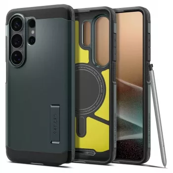 Spigen Tough Armor Mag Magsafe Galaxy S26 Ultra Abyss Green tok