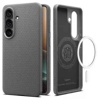 Spigen Liquid Air Mag Magsafe Galaxy S26+ Plus Marble Grey tok