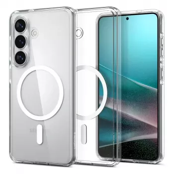 Spigen Ultra Hybrid Mag Magsafe Galaxy S26 Clear/White tok