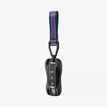SPIGEN PK100 Porsche kulcstartó tok fekete