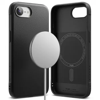 RINGKE ONYX Magnetic MagSafe tok iPhone 16E / 17E-hez, fekete