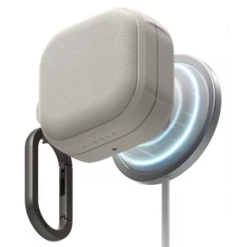 RINGKE ONYX Magnetic MagSafe tok Samsung Galaxy Buds 4 / 4 Pro-hoz, Warm Grey