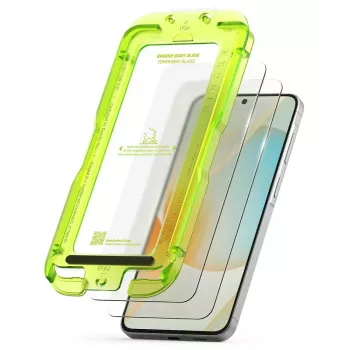 Ringke Easy Slide 2 darabos edzettüveg kijelzővédő fólia Samsung Galaxy A57 5G-hez, átlátszó