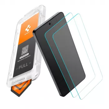 Spigen Glas.TR EZ Fit Pro AC HD edzettüveg kijelzővédő Samsung Galaxy S26-hoz (2 darabos, átlátszó)