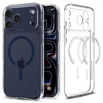 SPIGEN ULTRA HYBRID MAG MAGSAFE IPHONE 17 PRO átlátszó/deep blue