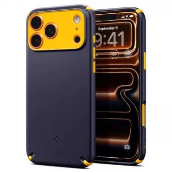 Spigen Nano Pop Hybrid Mag tok Apple iPhone 17 Pro-hoz - Blueberry Navy