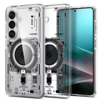 Spigen Ultra Hybrid Mag MagSafe tok Samsung Galaxy S26+ Neo One készülékhez - átlátszó