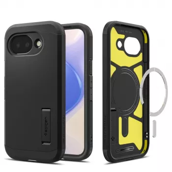 Spigen Tough Armor MagFit MagSafe tok Google Pixel 8a készülékhez - fekete