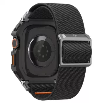 SPIGEN Lite Fit Pro & edzett üveg Apple Watch Ultra 1 / 2 / 3 (49 mm) matt fekete