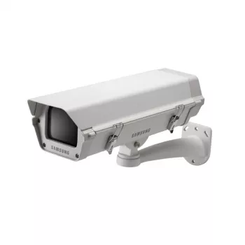 HANWHA SHB-4200 időjárásvédő ház fűtéssel és ventilátorral rendelkező kamerákhoz, IP66, elefántcsont