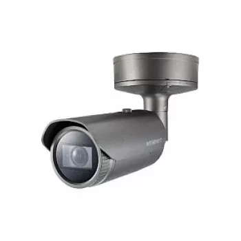 Hanwha Techwin XNO-9082R 8MP 4K bullet IP biztonsági kamera motoros varifokális objektívvel, 50m IR, IP66, IK10, PoE