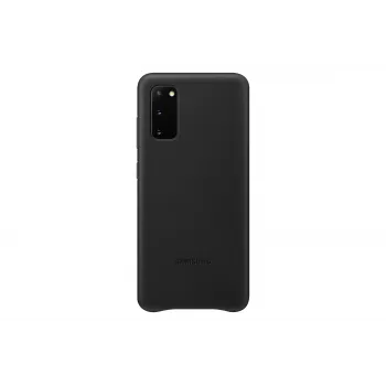 Samsung Galaxy S20 bőr tok fekete