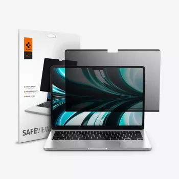 Spigen Safe View adatvédelmi szűrő MacBook Air 13,6