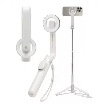 Spigen S571W OneTap Pro MagSafe autós tartó bézs