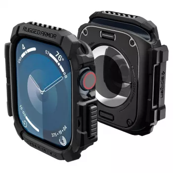 SPIGEN Rugged Armor Apple Watch 10 / 11 (46 mm) matt fekete