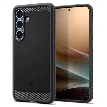 Spigen Rugged Armor Mag Magsafe Galaxy S25 matt fekete