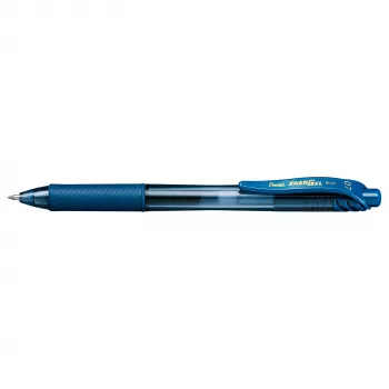 Pentel EnerGel X retractable folyékony gél toll - sötétkék - 0,7 mm - közepes hegy - kétkezes