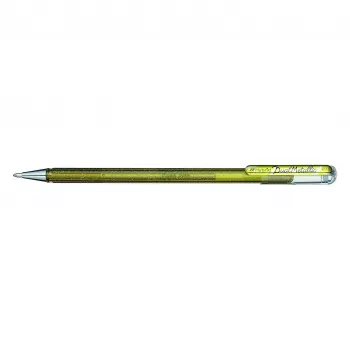 Pentel Hybrid Dual Metallic zselés toll - arany - 1,0 mm - kupakkal