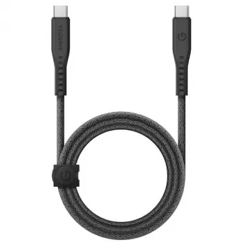 ENERGEA Flow USB-C to USB-C Cable 1.5m Black 240W 5A PD Fast Charge