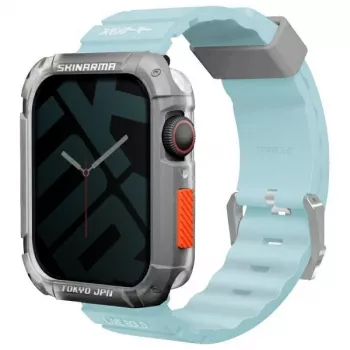 Skinarma Shokku Apple Watch szíj 45/44/42mm kék