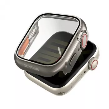 Skinarma Gado Pro tok Apple Watch 41mm-hez - titán