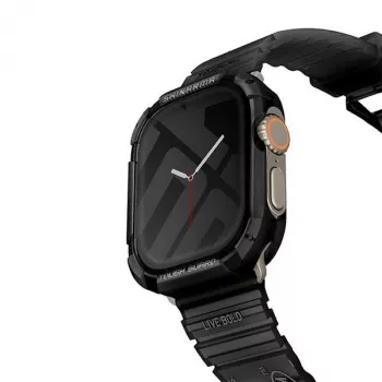 SKINARMA Kurono tok Apple Watch Ultra 49mm-hez - fekete