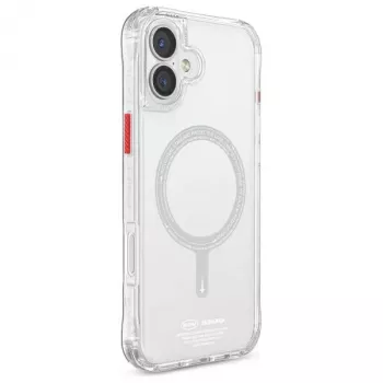 SKINARMA Saido mágneses töltős tok iPhone 16 6,1 inch átlátszó