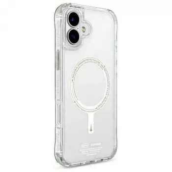 SKINARMA Saido tok iPhone 16 6,1 inch mágneses töltéssel zöld (Niteglow)