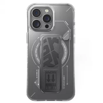 SKINARMA Helio tok iPhone 16 Pro Max 6,9 inch mágneses töltés + grip stand titán